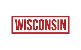 Wisconsin gomma da cancellare francobollo foca vettore