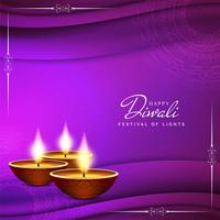 Fondo di saluto religioso astratto felice di Diwali vettore
