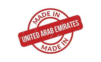 fatto nel unito arabo Emirates gomma da cancellare francobollo vettore