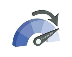 paradigma cambio si verifica quando uno paradigma perde suo influenza e un altro prende al di sopra di vettore