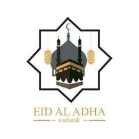 illustrazione vettore grafico di eid al adha logo design