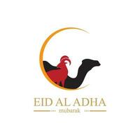 illustrazione vettore grafico di eid al adha logo design