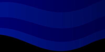 sfondo vettoriale blu rosa scuro con linee piegate illustrazione astratta colorata con modello di curve sfumate per cellulari