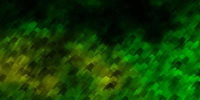 sfondo vettoriale verde chiaro con set di esagoni