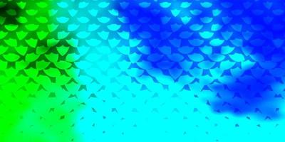 sfondo vettoriale azzurro verde in stile poligonale rettangoli con sfumatura colorata su sfondo astratto motivo per opuscoli aziendali opuscoli