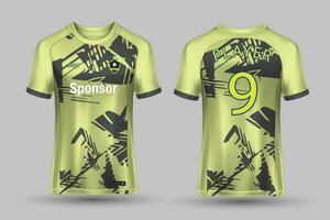 vettore calcio maglia modello sport t camicia design