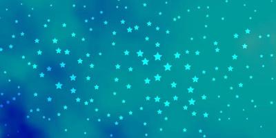 sfondo vettoriale blu scuro con stelle colorate illustrazione colorata in stile astratto con motivo a stelle sfumate per libretti pubblicitari di capodanno