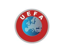 uefa simbolo logo astratto design vettore illustrazione