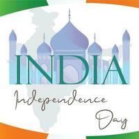 India indipendenza giorno 2023 vettore illustrazione