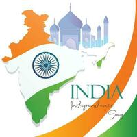 India indipendenza giorno 2023 vettore illustrazione
