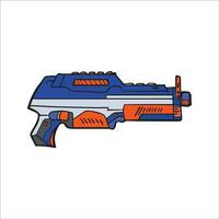 nerf pistola colorazione stampabile colorazione vettore