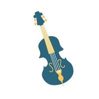 mano disegnato mondo musica giorno violino vettore