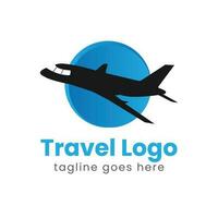 viaggio logo design vettore modello illustrazione