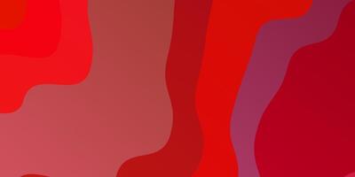 modello vettoriale rosso chiaro con curve illustrazione astratta colorata con curve sfumate miglior design per il tuo banner poster pubblicitario