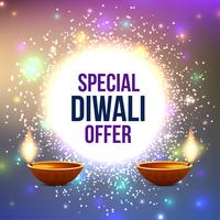 Fondo di offerta di vendita felice astratta di Diwali vettore