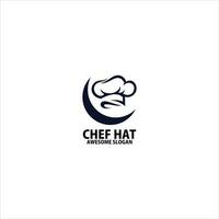 capocuoco cappello logo design simbolo attività commerciale vettore