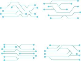 Tech circuito futuristico sfondo. tecnologia connessione digitale dati e grande dati concetto.vettore illustrazione vettore