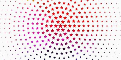 leggera trama vettoriale multicolore con bellissime stelle sfocatura design decorativo in stile semplice con motivo a stelle per pagine di destinazione di siti Web