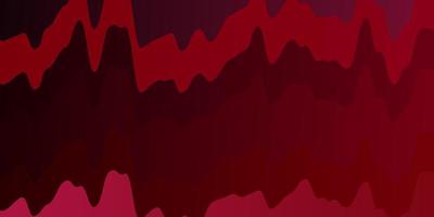 modello vettoriale rosso scuro con illustrazione di linee in stile astratto con modello curvo sfumato per il tuo design dell'interfaccia utente