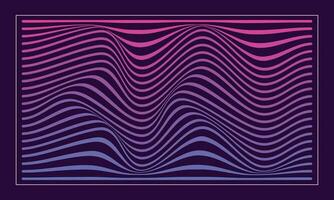 rosa, viola e blu ondulato Linee sfondo modello copia spazio. colore pendenza backrop design per manifesto, striscione, atterraggio pagina, rivista, volantino, opuscolo, o sfondo. vettore