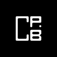 cpb lettera logo creativo design con vettore grafico, cpb semplice e moderno logo. cpb lussuoso alfabeto design