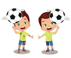 educativo illustrazione per bambini quello insegna il opposti di pulito e sporco. vettore illustrazione