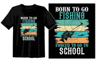 pesca t camicia design vettore, Vintage ▾ pesca maglietta grafico illustrazione, pesca vettore