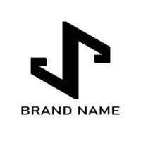 lettera S linea logo design. vettore astratto logo design musica modelli. utilizzabile per attività commerciale e il branding loghi. piatto vettore logo design modello elemento.