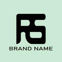 lettera rs linea logo design. vettore astratto logo design modelli. utilizzabile per attività commerciale e il branding loghi. piatto vettore logo design modello elemento.