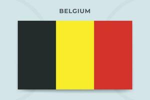 Belgio nazionale bandiera design modello vettore