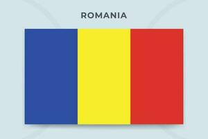 Romania nazionale bandiera design modello vettore