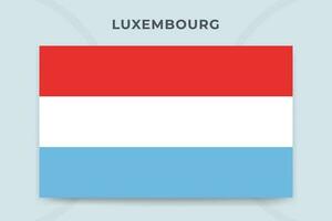 lussemburgo nazionale bandiera design modello vettore