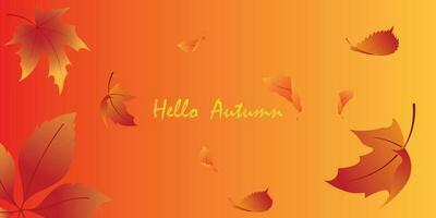 sfondo design con autunno tema. vettore