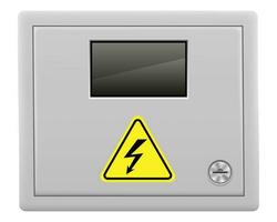 scatola per automatico elettrico interruttori azione vettore illustrazione isolato su bianca sfondo