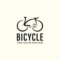 vettore bicicletta logo modello design