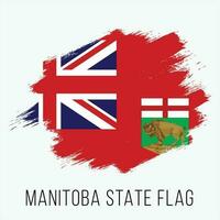 Canada Provincia manitoba vettore bandiera design modello