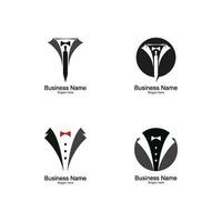 smoking signore logo design vettore