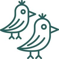 uccelli vettore icona design