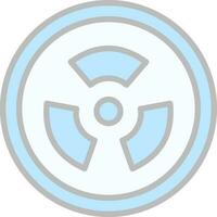 radiazione cartello vettore icona design