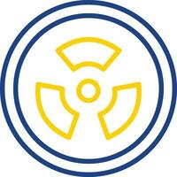 radiazione cartello vettore icona design