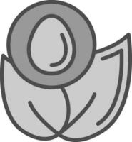 biologico uova vettore icona design