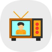 tv mostrare vettore icona design