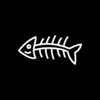 lisca di pesce vettore icona design