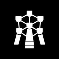 Atomium vettore icona design