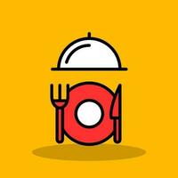 cibo e ristorante vettore icona design