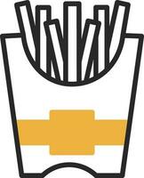 frites vettore icona design