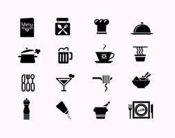 Ristorante Icon Vector Pack