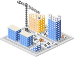 isometria delle costruzioni industriali vettore