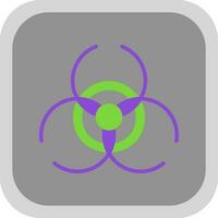 rischio biologico cartello vettore icona design