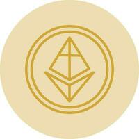 Ethereum vettore icona design